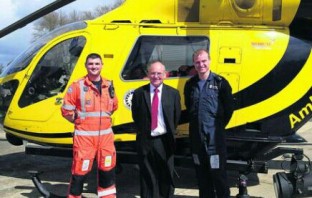Specsavers raised £8,000 for air ambulance