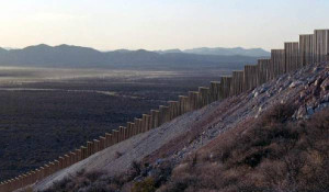 The wall between Morocco and Algeria