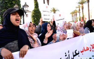 Morocco-Rabat Sit In New Zealand Attacks