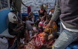 Moroccan navy rescues 330 migrants in Mediterranean