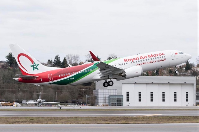 Boeing Delivers First 737 MAX Airplane to Royal Air Maroc